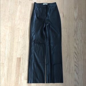 CultNaked Pants Vegan Leather Size XS black